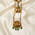 Antique Gold Nagas Pendant Mid Haram Necklace Set