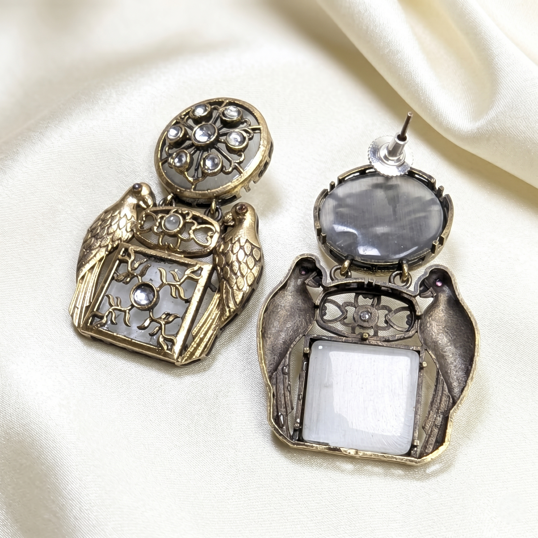 Vintage Bird Earrings