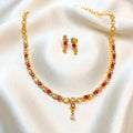 Gemstone Replica AD Drop Necklace Set