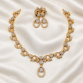 Floral Dropper Partywear Necklace Set