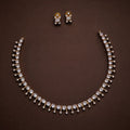 Diamond Replica Simple Partywear Necklace Set