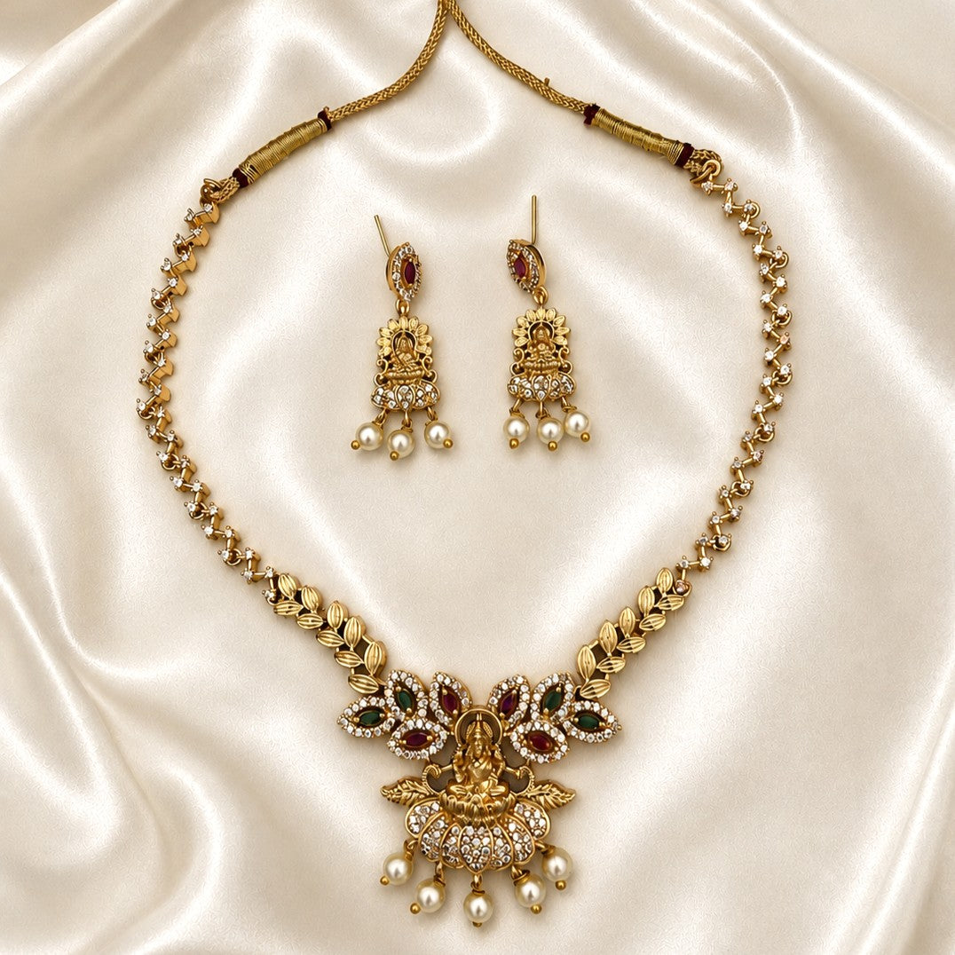 Lakshmi AD Partywear Necklace Set