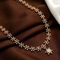 Nakshatra Diamond Replica Long Necklace Set south indian hyderabad bridal
