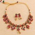 Traditional  Temple Design Kemp Necklace Set