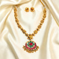 Lotus Kemp Pendant Chocker Necklace Set