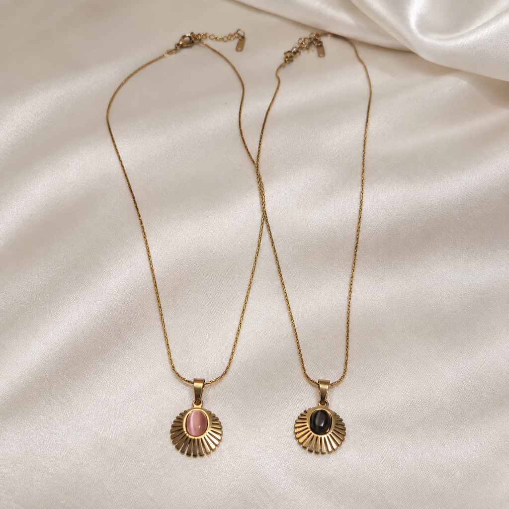 Sunburst Anti-Tarnish Pendant Chain