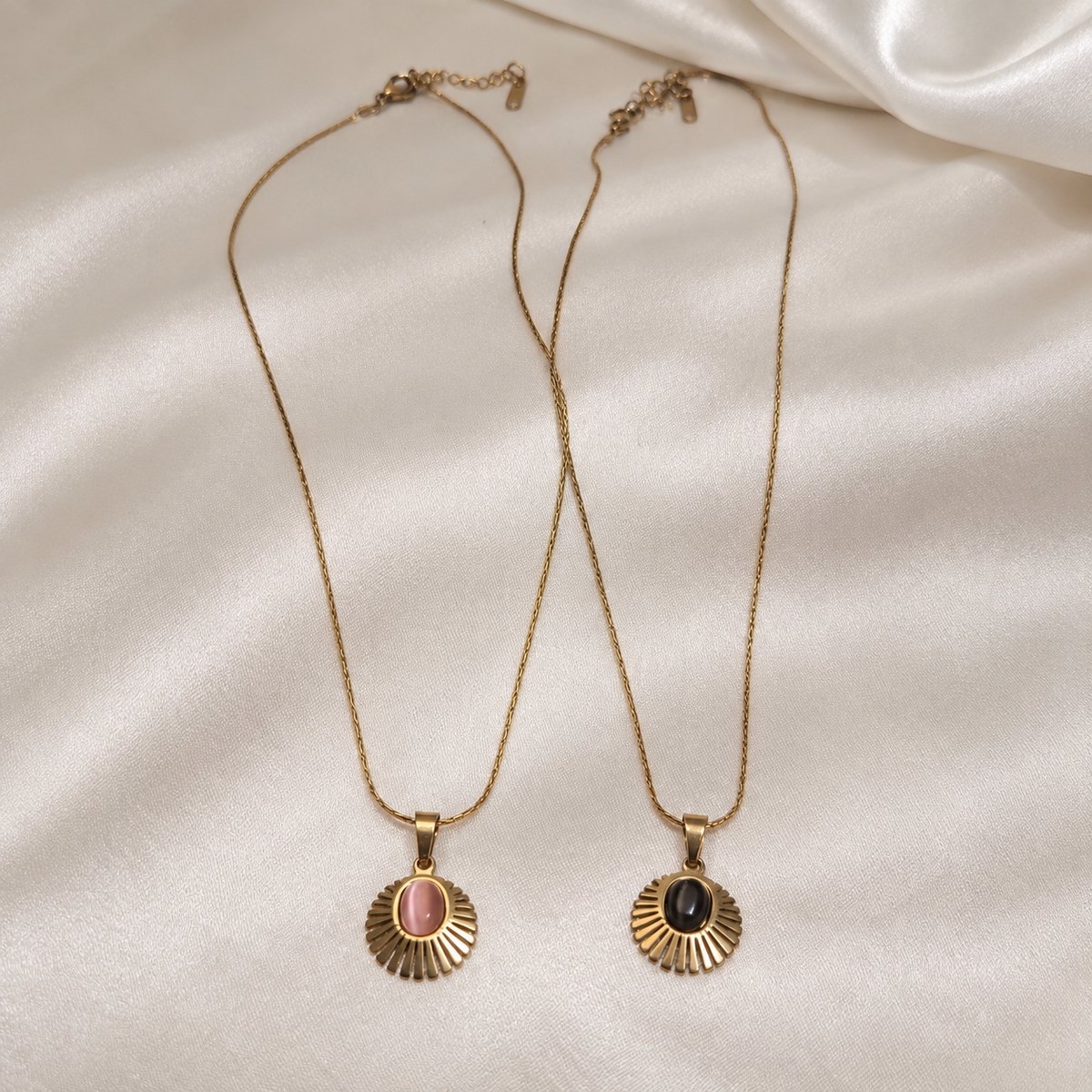 Sunburst Anti-Tarnish Pendant Chain