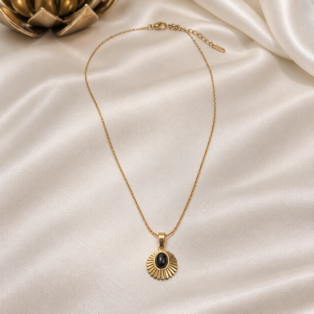 Sunburst Anti-Tarnish Pendant Chain