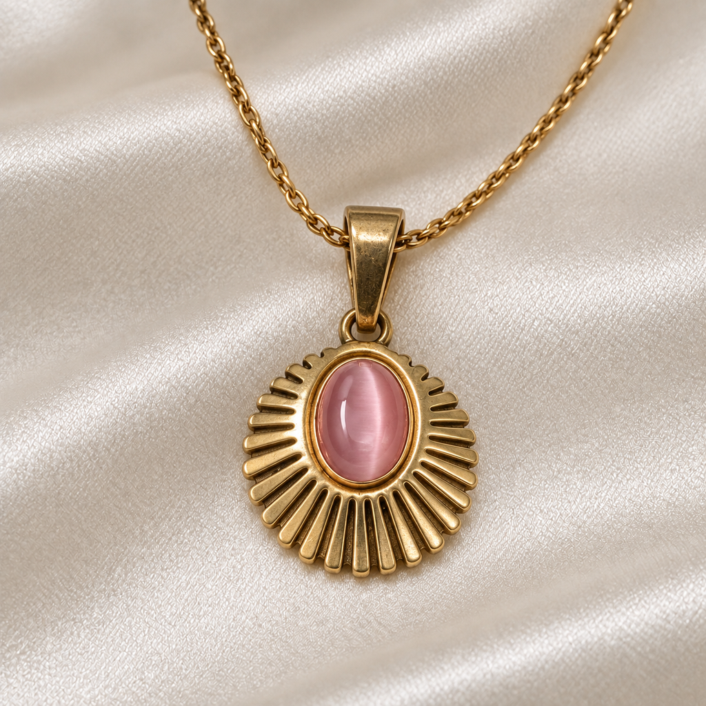 Sunburst Anti-Tarnish Pendant Chain