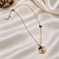 Anti-Tarnish Hexagon Butterfly Pendant Chain