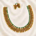 Traditional Green Bead Kemp Necklace Set