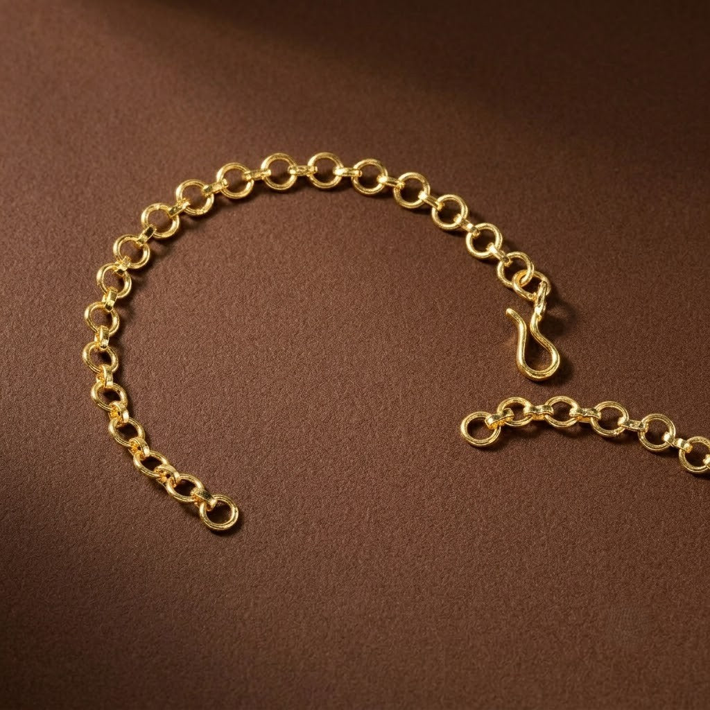 Antique Gold Back Chain Hooks