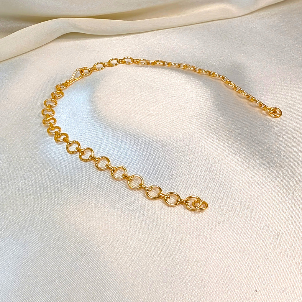 Antique Gold Back Chain Hooks