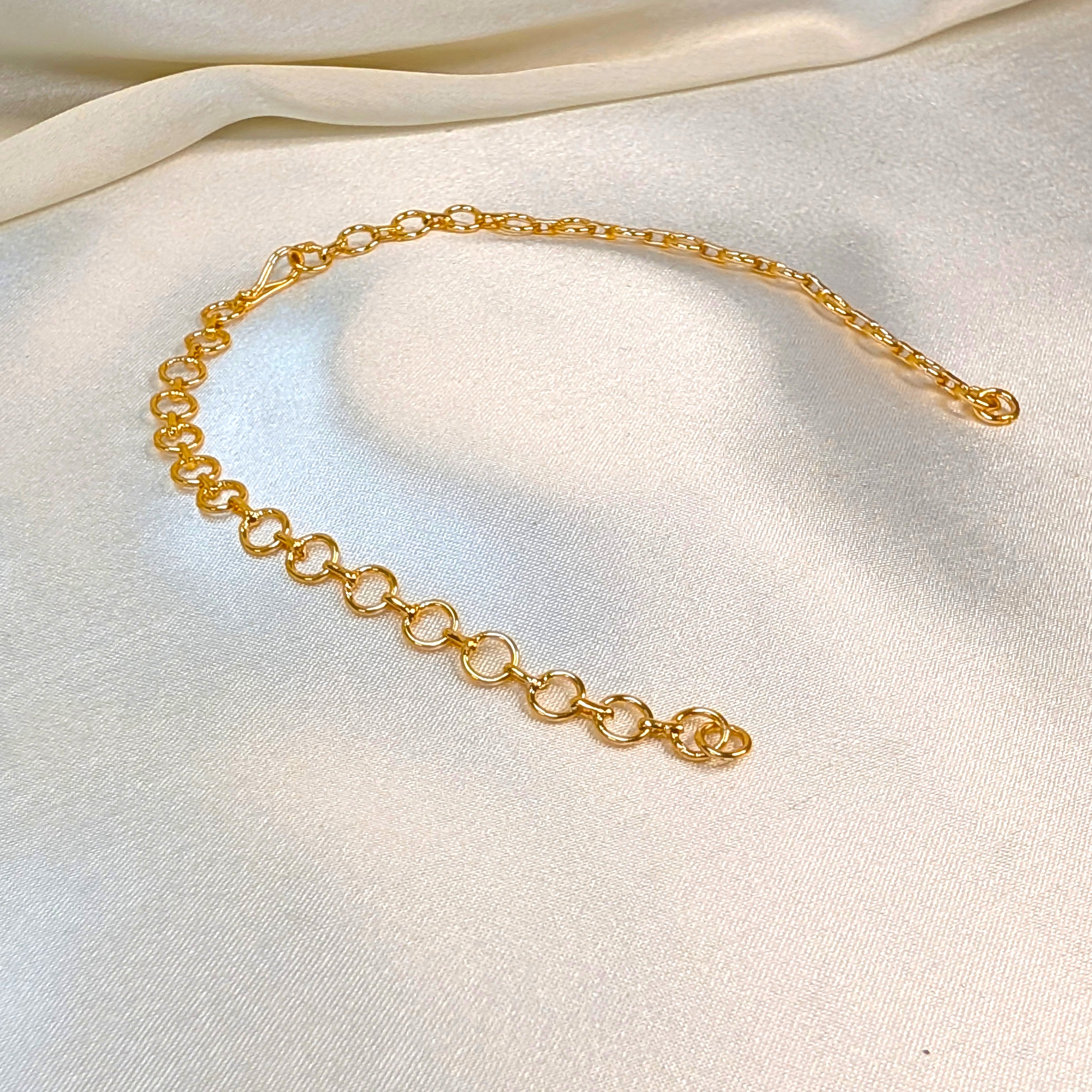 Antique Gold Back Chain Hooks