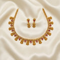 Gemstone Antique Lakshmi Kemp Necklace Set
