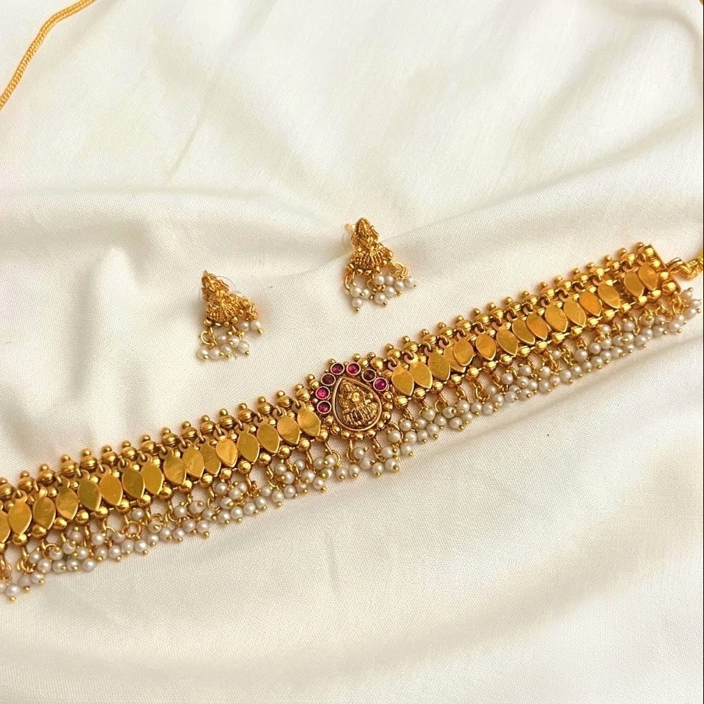 Elakkathali Kerla choker onam necklace set