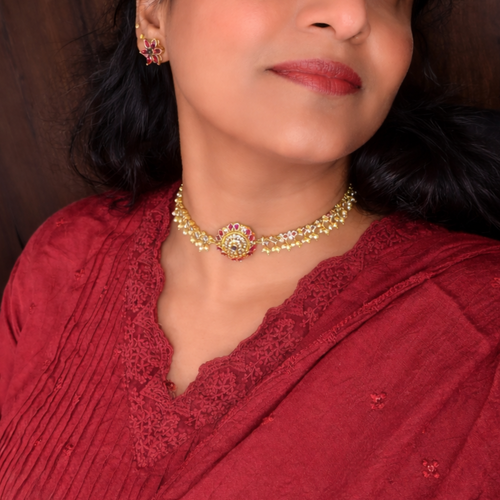 Tradition Pearl Necklace Setarhoha jewels_ANS326ML